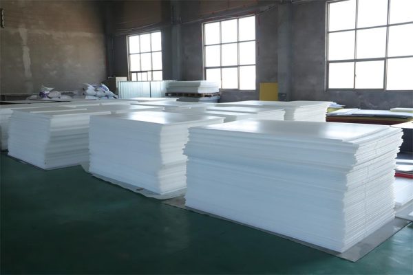 White hdpe sheet